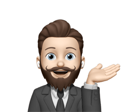 Memoji pria bersetelan formal untuk nilai akuntabilitas