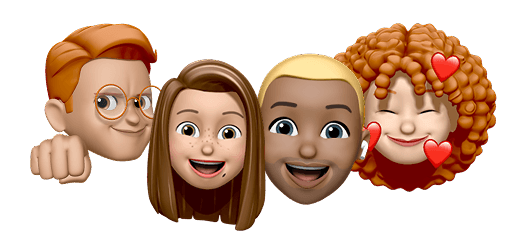 Empat karakter Memoji untuk Youth Rising Generation