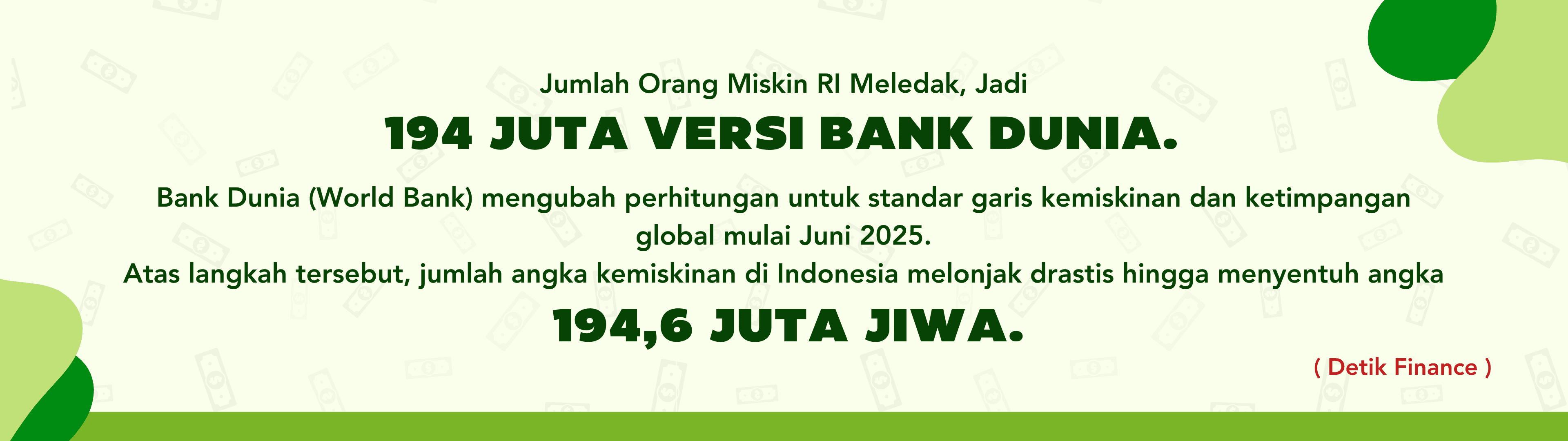 Data utang dunia dalam materi khotbah tentang pengelolaan keuangan