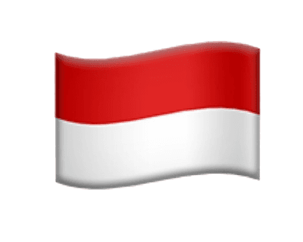 Bendera Indonesia untuk pokok doa bangsa dan negara