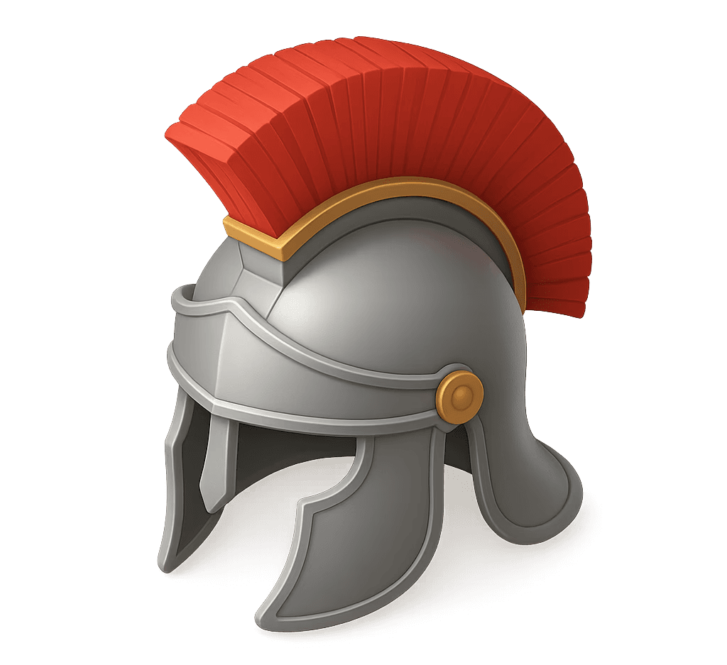 Ilustrasi helm prajurit
